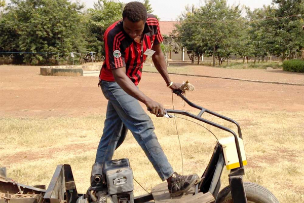 Training Motorcycle Mechanics in Ghana